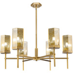 Blakeley Chandelier - Brushed Brass / Mercury Blakeley Chandelier - Brushed Brass / Mercury