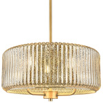 Windsor Pendant - Brushed Brass / Mercury