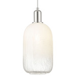 Brookhaven Cloche Pendant - Polished Nickel / Brookhaven Opal