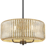 Windsor Pendant - Matte Black / Mercury