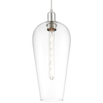 Chelsea 716 Pendant - Brushed Satin Nickel / Clear