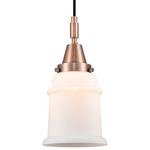 Canton 447 Pendant - Antique Copper / Matte White