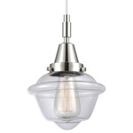 Oxford 447 Pendant - Polished Chrome / Clear