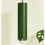 Notch Tube Pendant - Old Polo Green