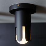 Little Crown Ceiling Light  - Satin Black