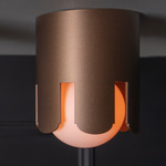 Big Crown Ceiling Light - Satin Bronze