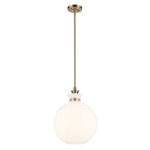 Laria Globe Pendant - Champagne Bronze / Opal