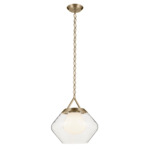 Nella Pendant - Champagne Bronze / Clear / Opal 