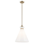 Laria Cone Pendant - Champagne Bronze / Opal