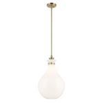 Laria Drop Pendant - Champagne Bronze / Opal