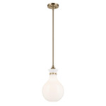Laria Drop Pendant - Champagne Bronze / Opal