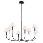 Eadie Chandelier - Black / White