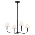 Eadie Chandelier - Black / White