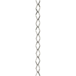 Diamond Chain Extension - Polished Nickel
