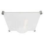 Bolla Ceiling Light - Silver / White
