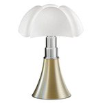 Pipistrello Classic LED Table Lamp - Satin Brass / White