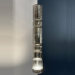 Calamus 100 Pendant - Dark Grey / Metallic