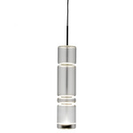 Calamus 136 Pendant - Dark Grey / Clear