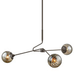Nyla Chandelier - True Bronze / Smoke