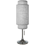 Lollipop Table Lamp - Black Nickel / Cashmere Grey