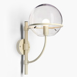 Lyndon Small Outdoor Wall Sconce - Ivory / Transparent
