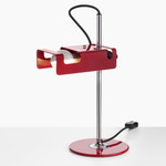 Spider Mini Table Lamp - Chrome / Scarlet Red