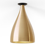 Swell XL Ceiling Light  - Black / Brass / Brass