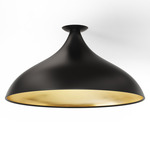 Swell XL Ceiling Light  - Black / Brass