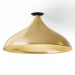 Swell XL Ceiling Light  - Black / Brass / Brass
