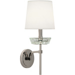 Cristallo Wall Sconce - Polished Nickel / Clear