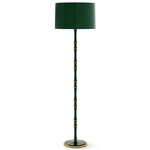 Kane Floor Lamp - Modern Brass / Jungle