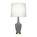 Emma Table Lamp - Smokey Taupe / Off White