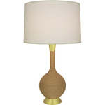 Hatteras Table Lamp - Modern Brass / Natural Rope / Fondine