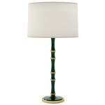 Kane Table Lamp - Modern Brass / Jungle / Ascot