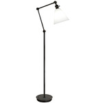 Alloy Floor Lamp - Deep Patina Bronze / Cased White
