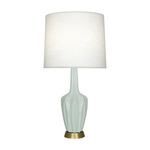Emma Table Lamp - Celadon / Off White