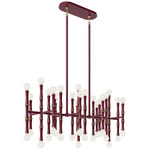 Kane Pendant - Modern Brass / Sugar Plum