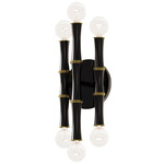 Kane Wall Sconce - Modern Brass / Obsidian