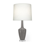 Emma Table Lamp - Smokey Taupe / Off White