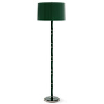 Kane Floor Lamp - Polished Nickel / Jungle