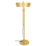 Elliott Adjustable Floor Lamp - Modern Brass