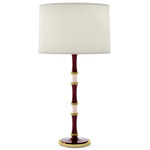 Kane Table Lamp - Modern Brass / Sugar Plum / Ascot