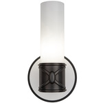 Chase Wall Sconce - Deep Patina Bronze / Cased White
