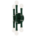 Kane Wall Sconce - Polished Nickel / Jungle
