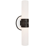 Chase Wall Sconce - Deep Patina Bronze / Cased White
