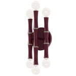 Kane Wall Sconce - Polished Nickel / Sugar Plum