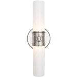 Chase Wall Sconce - Polished Nickel / Cased White