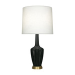 Emma Table Lamp - Obsidian / Off White