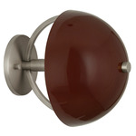 Mavisten Edition Copernica Wall Sconce - Pewter / Oxblood
