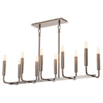 Mavisten Edition Carbonia Linear Chandelier - Black Chrome